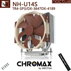 Noctua NH-U14S TR4-SP3 DX-3647 DX-4189 6 Heatpipe Computer Radiator CPU Cooler NF-A15 140mm PWM Fan For AMD sTRX4 TR4 SP3