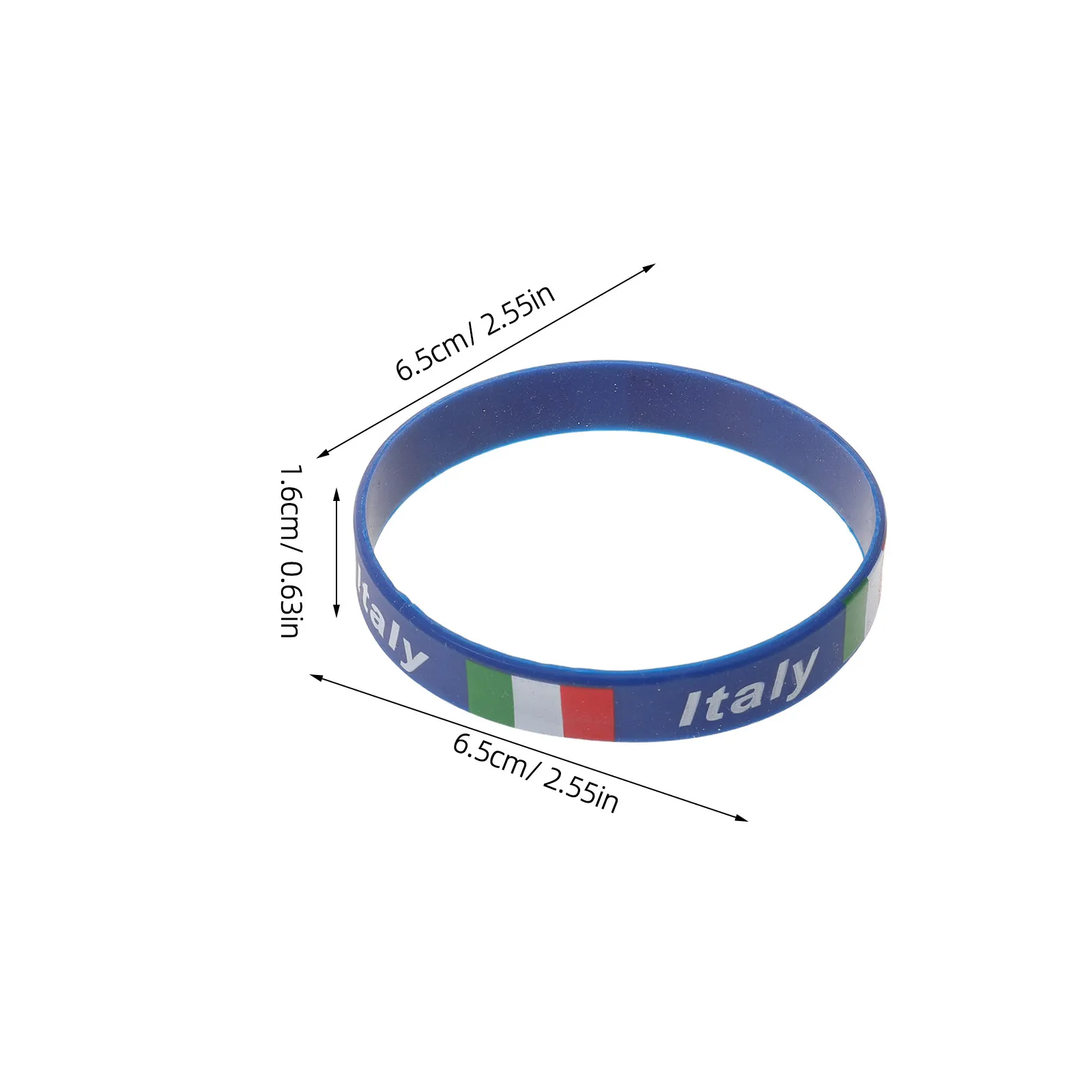 20Pcs World Flags Bracelets Mexico Football Theme Soft Flexible Silicone Wristbands for Sports Events Party Favors Accessories