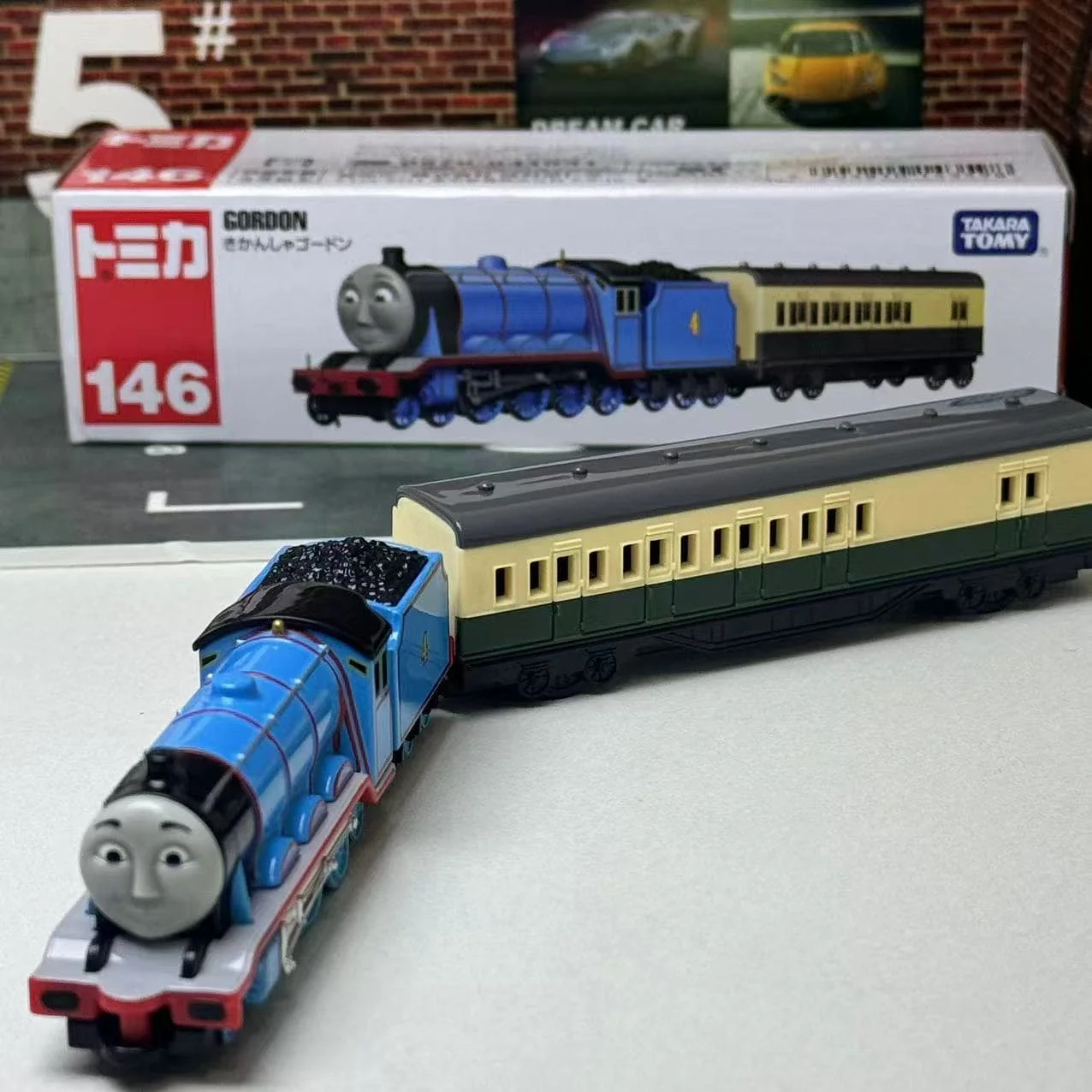 

Takara Tomy Long Type Tomica No.146 Gordon the Tank Engine Kids Toys Motor Vehicle Diecast Metal Model for Children