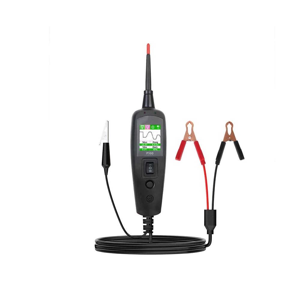 Automotive Circuit Tester 12V 24V P100 2M Voltage/Resistant Tester Power Circuit Probe Kit Car Accessories