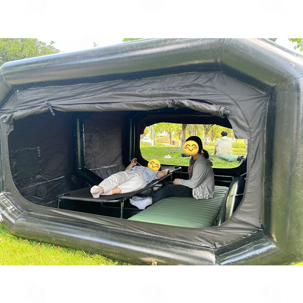 

Ultraviolet-Proof 4 Season Inflatable Tent 4-8 Persons Easy Setup Waterproof Windproof Self-Supporting Air Tent Pump