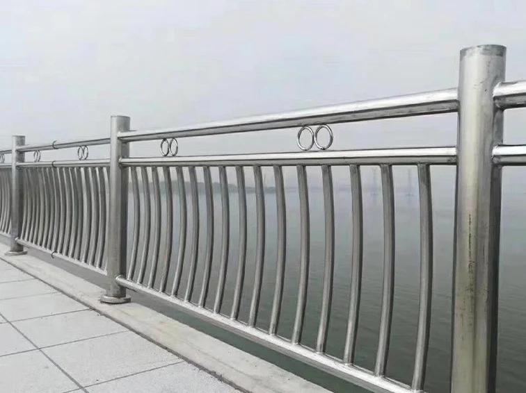 التخصيص الحديثة في الهواء الطلق الفولاذ المقاوم للصدأ أنبوب قضيب الدرابزين سهلة التركيب للفيلات شرفة درابزين الدرابزين شرفة #2