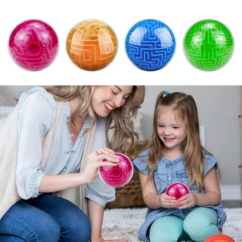 3D Gravity Memory Sequential Maze Ball Puzzle Toy Brain Teasers Challenges Game For Kids Adults Birthday Gifts