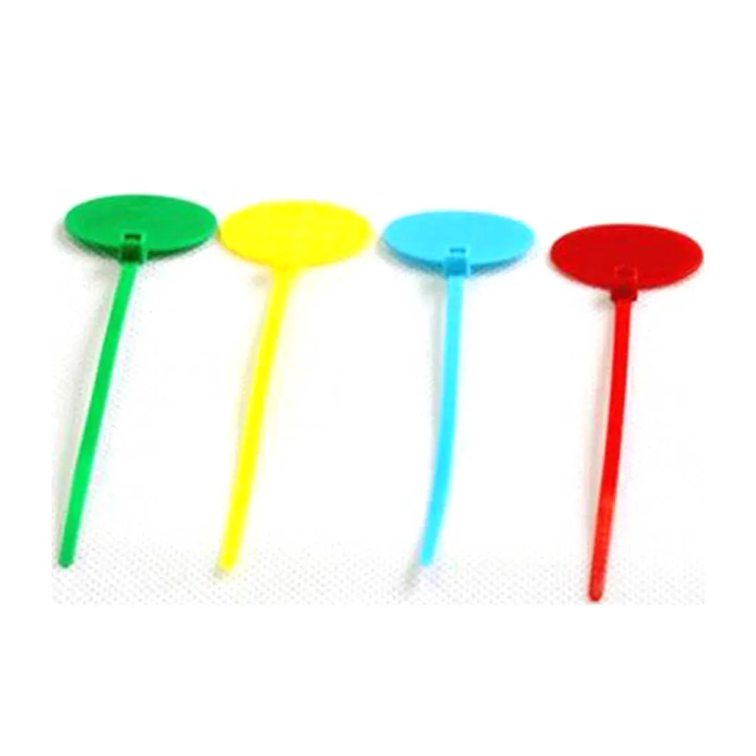 200pcs/Lot 110mm Plastic Cable Tie Nylon Tag Self-Locking Seals With Markers for Logistics Wholesale