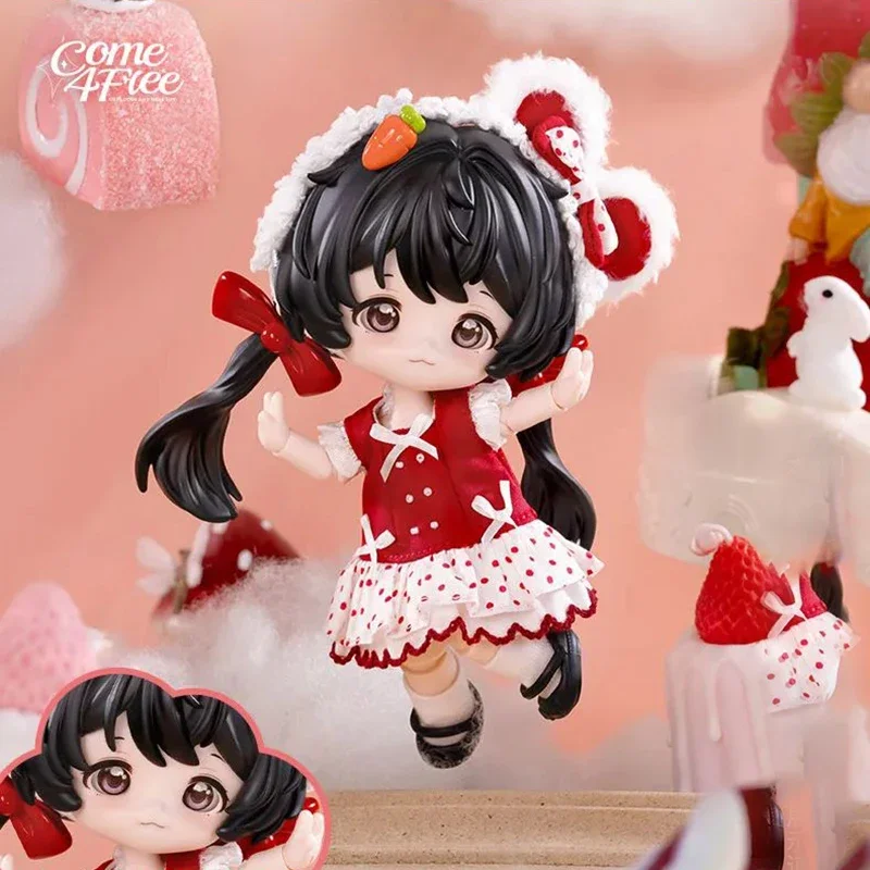 Zestaw Niespodzianek Bonnie Milk Cake Dream Puff Series, Figurki Anime Kawaii, Figurki Akcji, Pudełko Niespodzianka z Losowymi Zawartościami, Prezent dla Dziewczynek