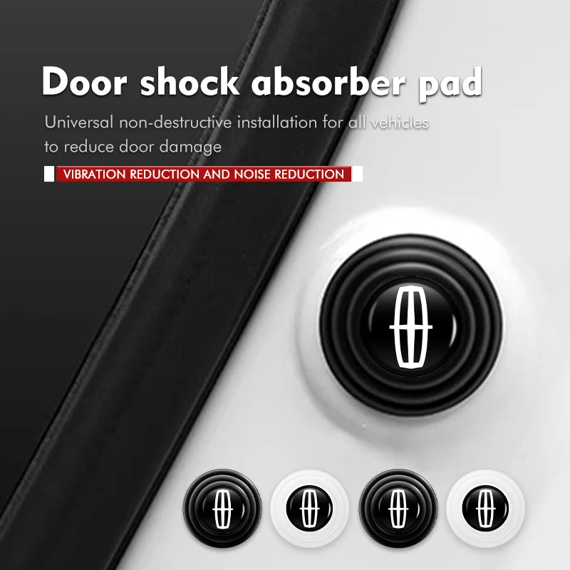 4 pçs porta do carro amortecedor espaçador proteção anti-colisão para lincoln aviador navegador continental nautilus flyer corsair