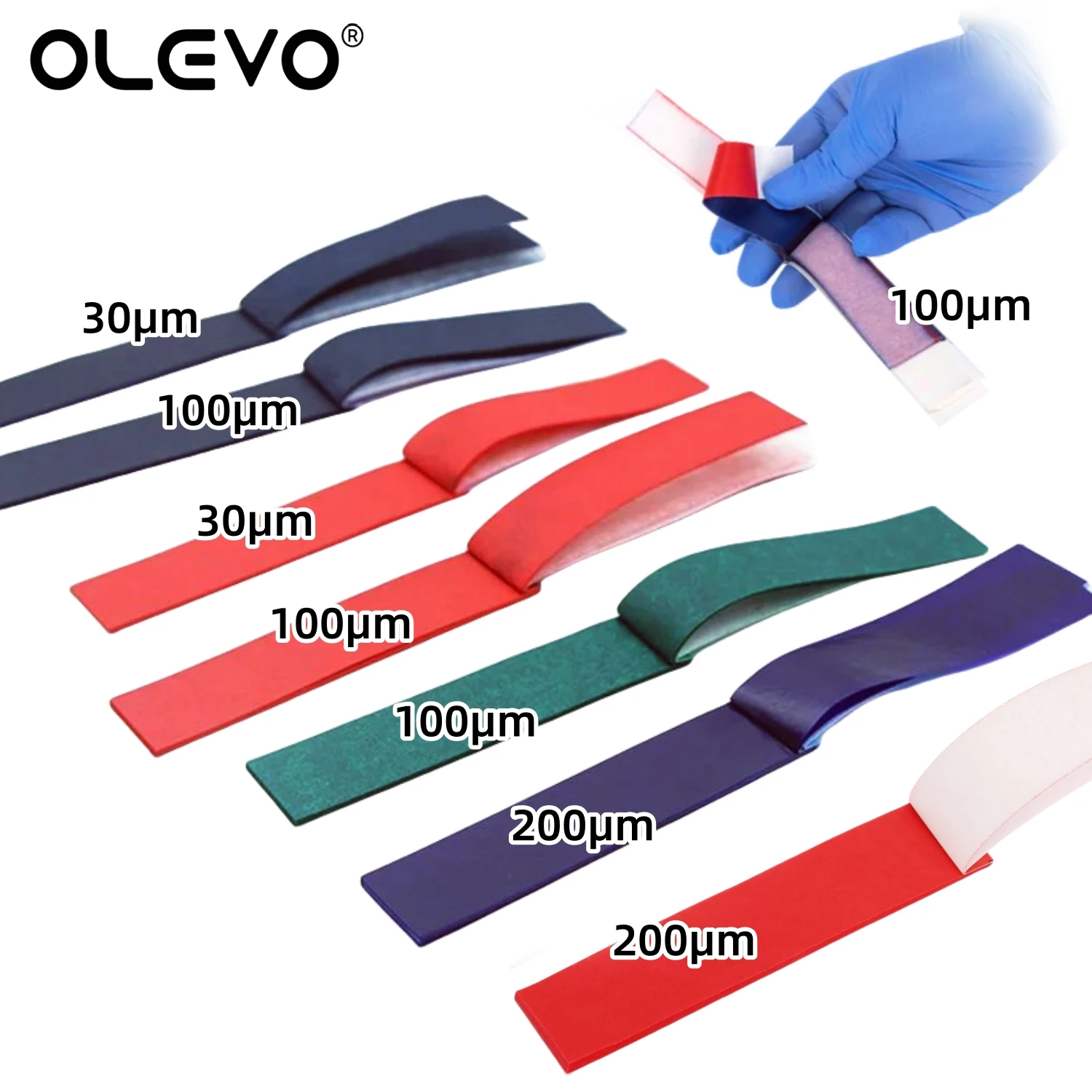 Dental Articulating Paper Double-sided Bite Strips Blue Red Green Bite Paper Dentista Oral Care Teeth Whitening Material Tools