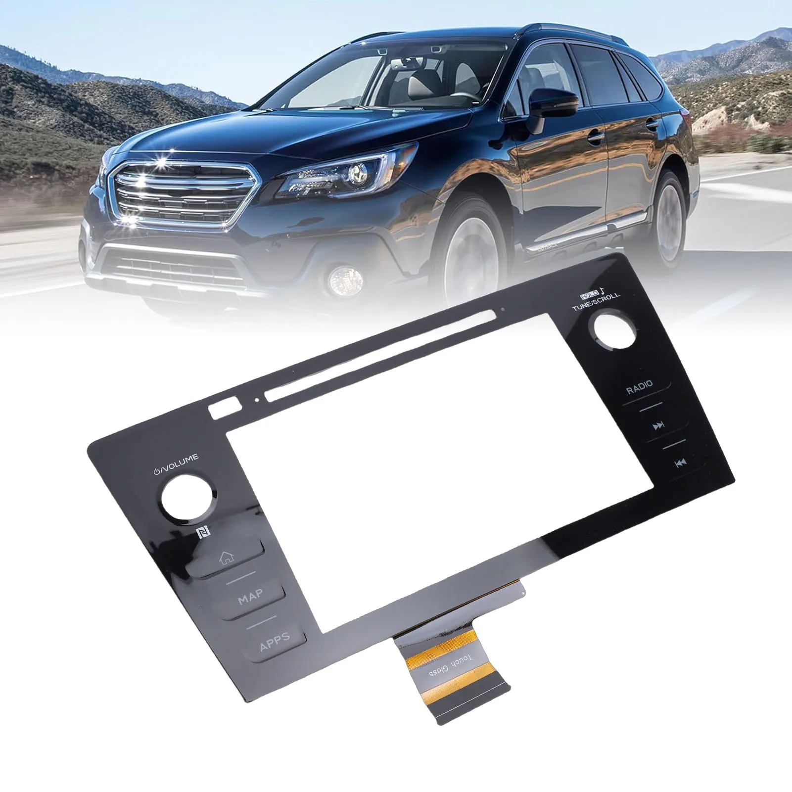 8in Radio Digitizer Replacement for Outback 2018-2019 86471 AL65A Sensitive Response High Resolution