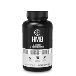 HMB capsules (β - hydroxy β - methylbutyrate) - gluten free and non genetically modified -60 capsules