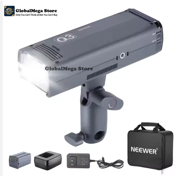 Neewer Portable Photography With 3200mah Lithium Battery Q3 200ws 2.4g Ttl Flash (2nd Version) 1/8000 Hss Gn58 Strobe Light