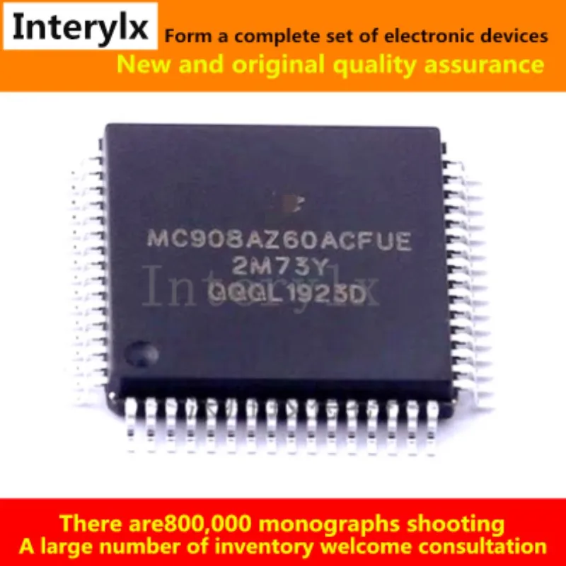 

Микроконтроллер MC908AZ60ACFU MC908AZ60ACF MC908AZ60 MC908 IC MCU 8BIT 60KB FLASH 64QFP, 2 шт./партия