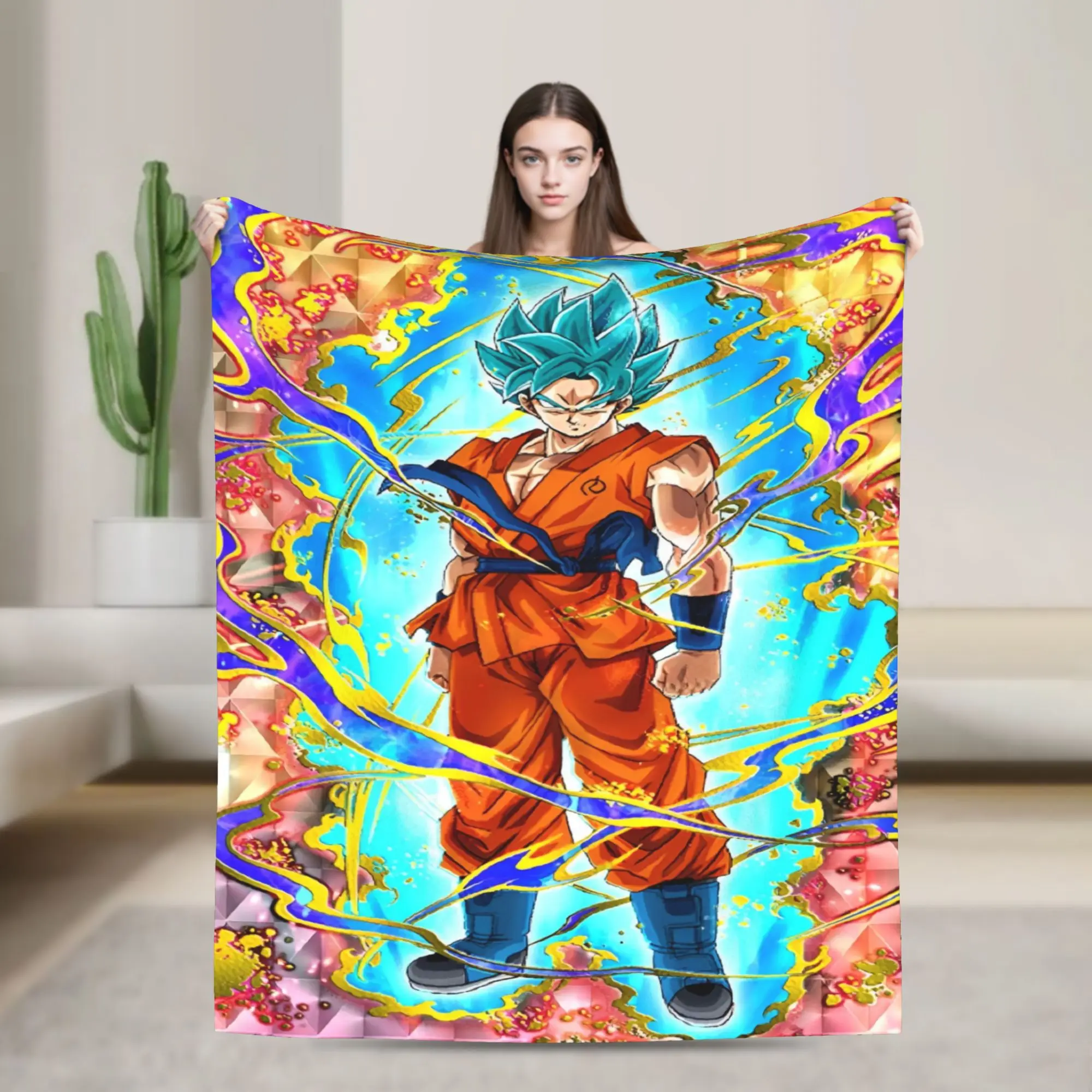 Anime D-Dragons B-Balls (21) Blanket  Airplane Travel Flannel Throw Blanket For Outdoor Warm Design Quality Bedspread Gift Idea