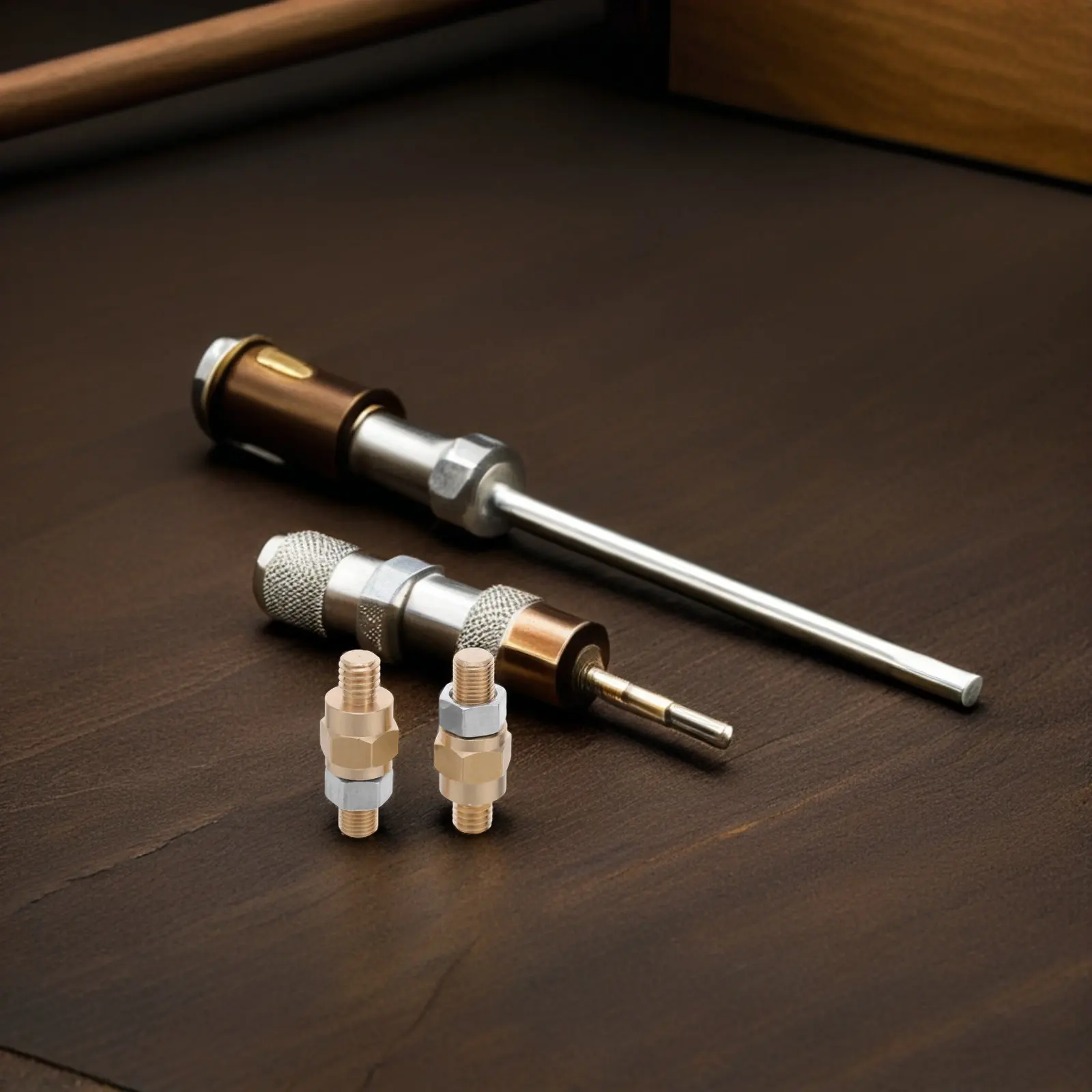 

2Pcs Brass Battery Side Post Terminal Bolt Extender Precision Connector Stud Car Charging Post Adapter Auto Parts Extension