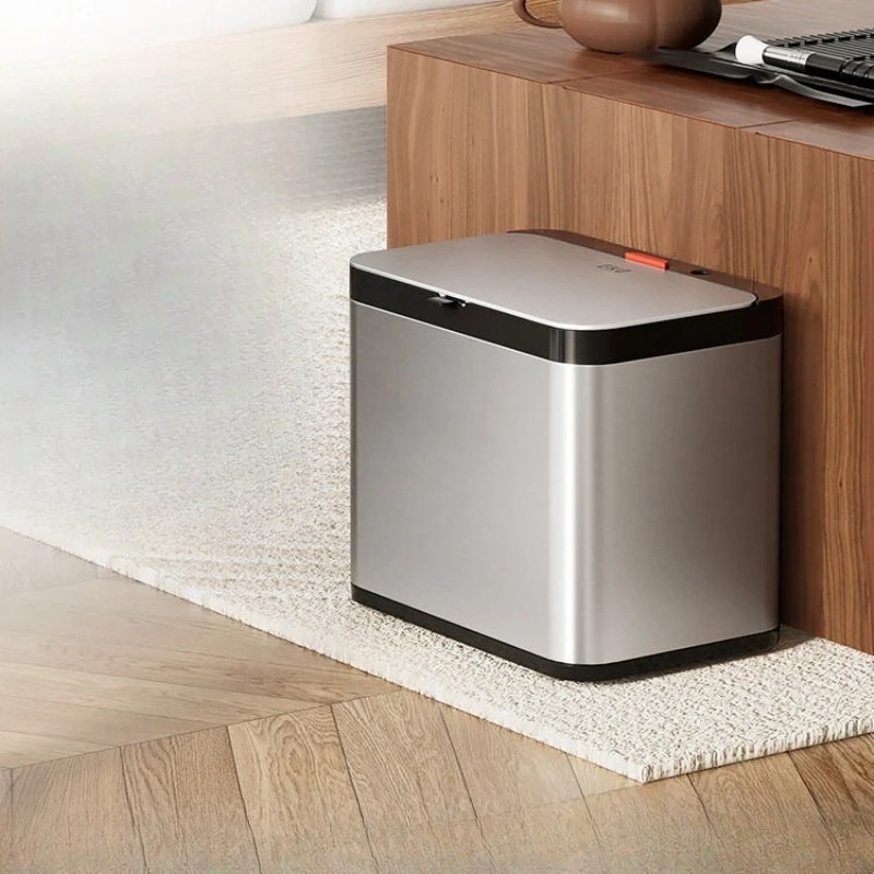 

Tea bucket high-end living room tea table drain bucket dry and wet separation trash can stainless steel office tea residuebucket