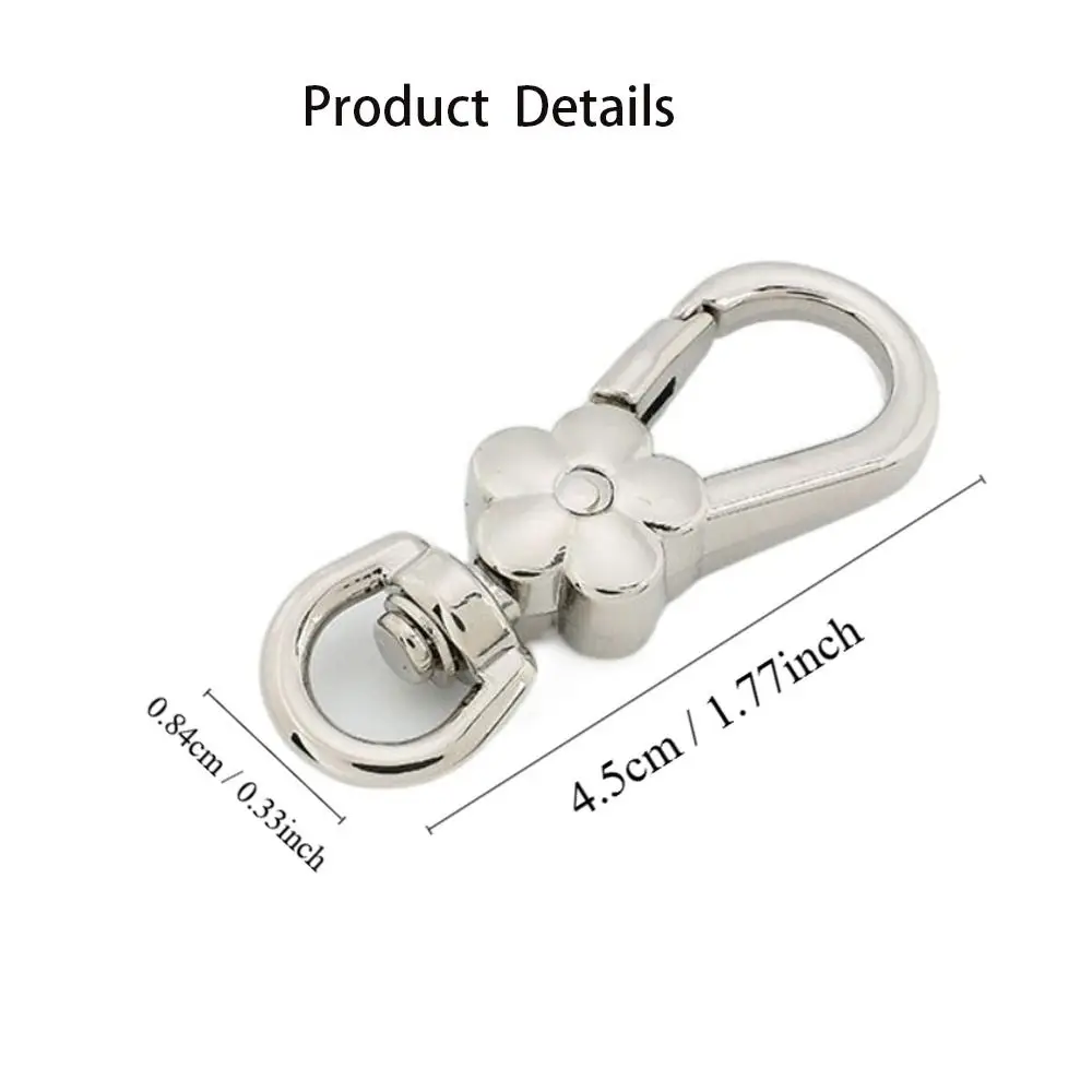 Новые съемные сумки, ремешок с пряжками, сделай сам, в форме цветка, винт, пряжка, брелок, сумка