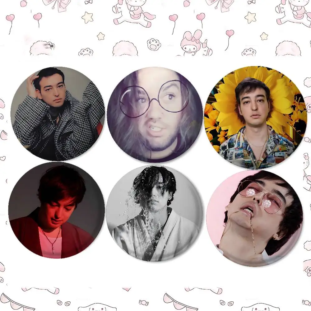 Japan Singer J-Joji Badges Peripheral Lapel Pins Tinplate Round Brooch For Shoulder Bag Accessories Souvenir Gifts