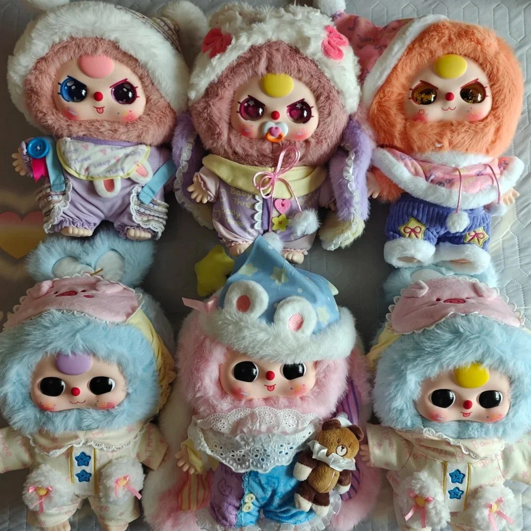 

В наличии, настоящая детская три новых пижамы Sweet Dream, серия 400%, виниловая глухая коробка, виниловая плюшевая кукла, подарок для девочки, фигурка, орнамент