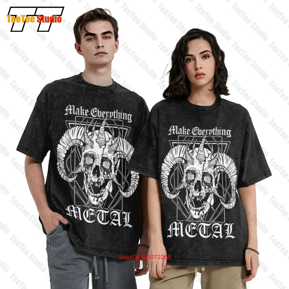 Dethklok Metalocalypse Vintage Oversized T-Shirt 100 Cotton EVZE
