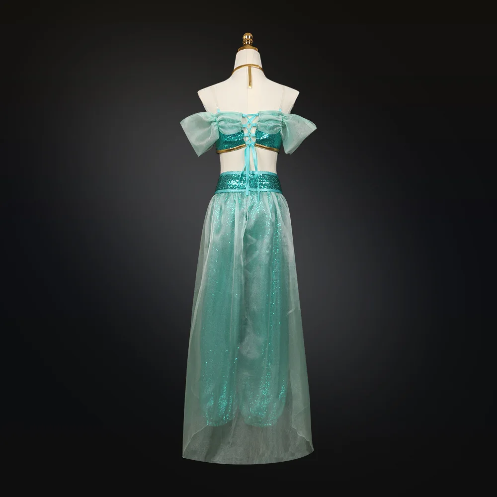Cosplay Costumes, Adult Performance Costumes, Christmas Ladies' Birthday Parties, Carnival Jasmine Princess Dresses view 2