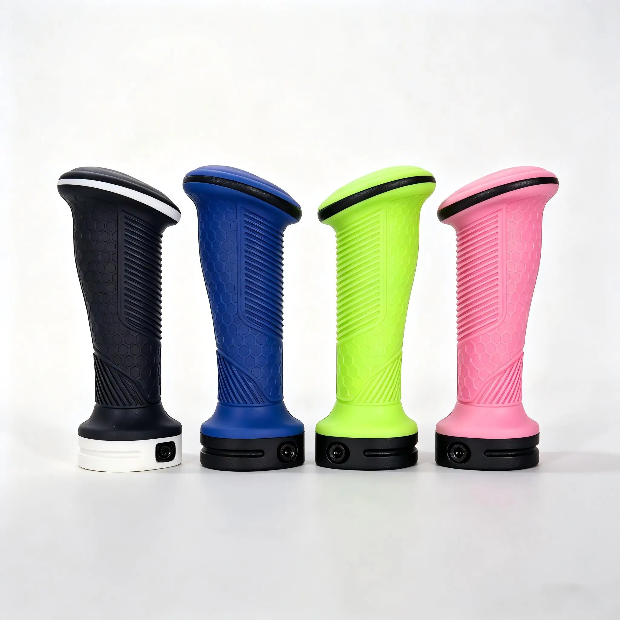 Lock‑On Kids Bike Grips Honeycomb Non‑Slip Anti‑Rotation Handlebar Grips For Balance Bike MTB BMX Boys Girls
