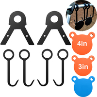 AR500 Steel Shooting Target Stand Kit Targets Hanger/Holder Shooting Targets Airsoft Pistol Rifle Shooting Training Practise