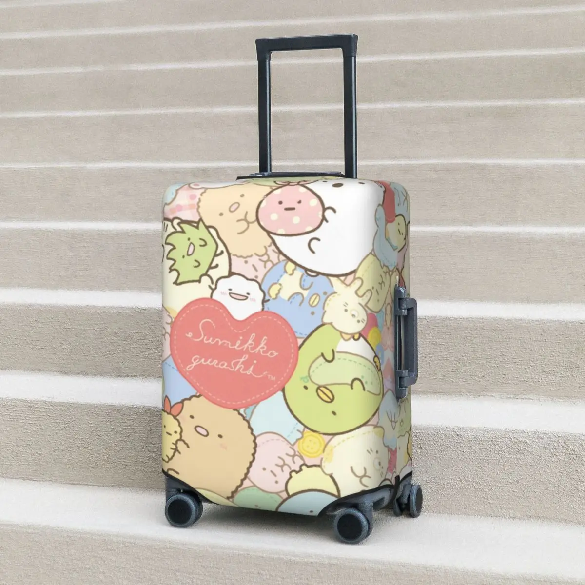 

Anime Cat Suitcase Cover Cute Cartoon Animal Travel Flight Elastic Luggage Case Protection Xmas Gift