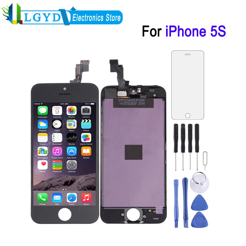 4-inch TFT LCD Screen For iPhone 5S Phone LCD Display Touch Pad with Digitizer Full Assembly Replacement Part