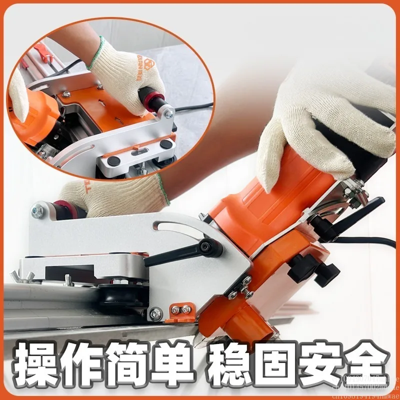 1.2M/2M Portable 45° Ceramic Tile Chamfering Machine, Multifunctional Cutting Tool, Small Desktop Design