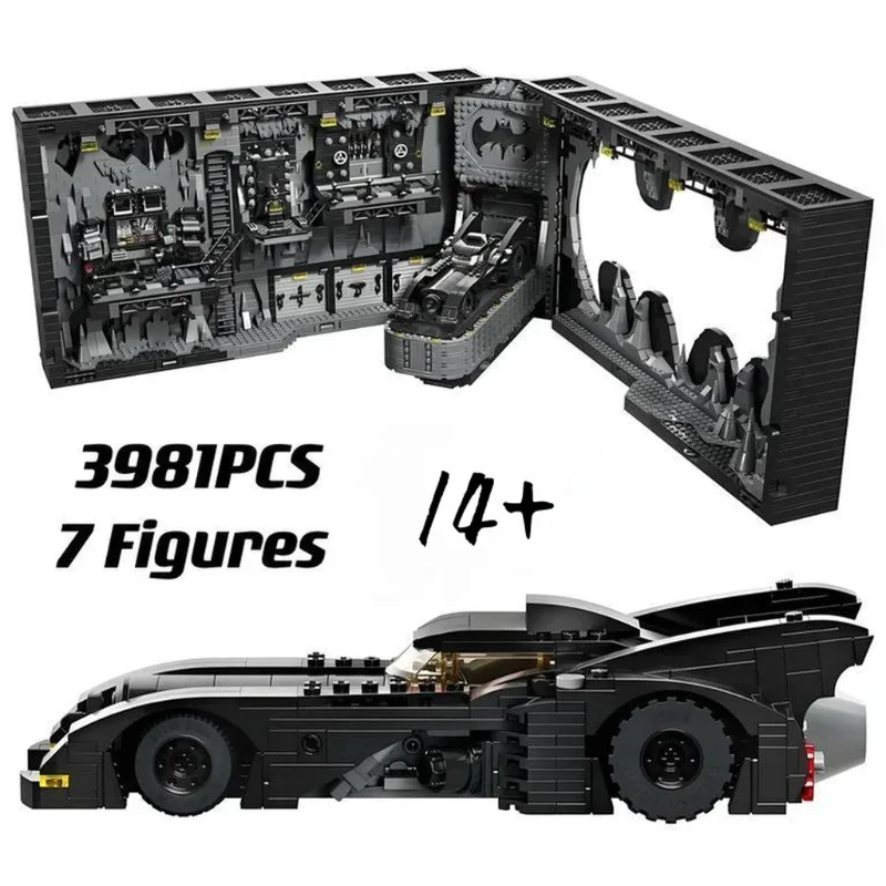76252 Bat Batcave Shadow Box 3981 Stuks Model Stenen Modulaire Bouwstenen Sets Volwassenen Kinderen Verzamel Speelgoed Kerstcadeaus