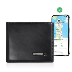Tracker Wallet  for Apple airtag Work With Apple Findmy iOS Only Magsafe Wallet for Men Biletera Hombre con gpsChistmas Gift