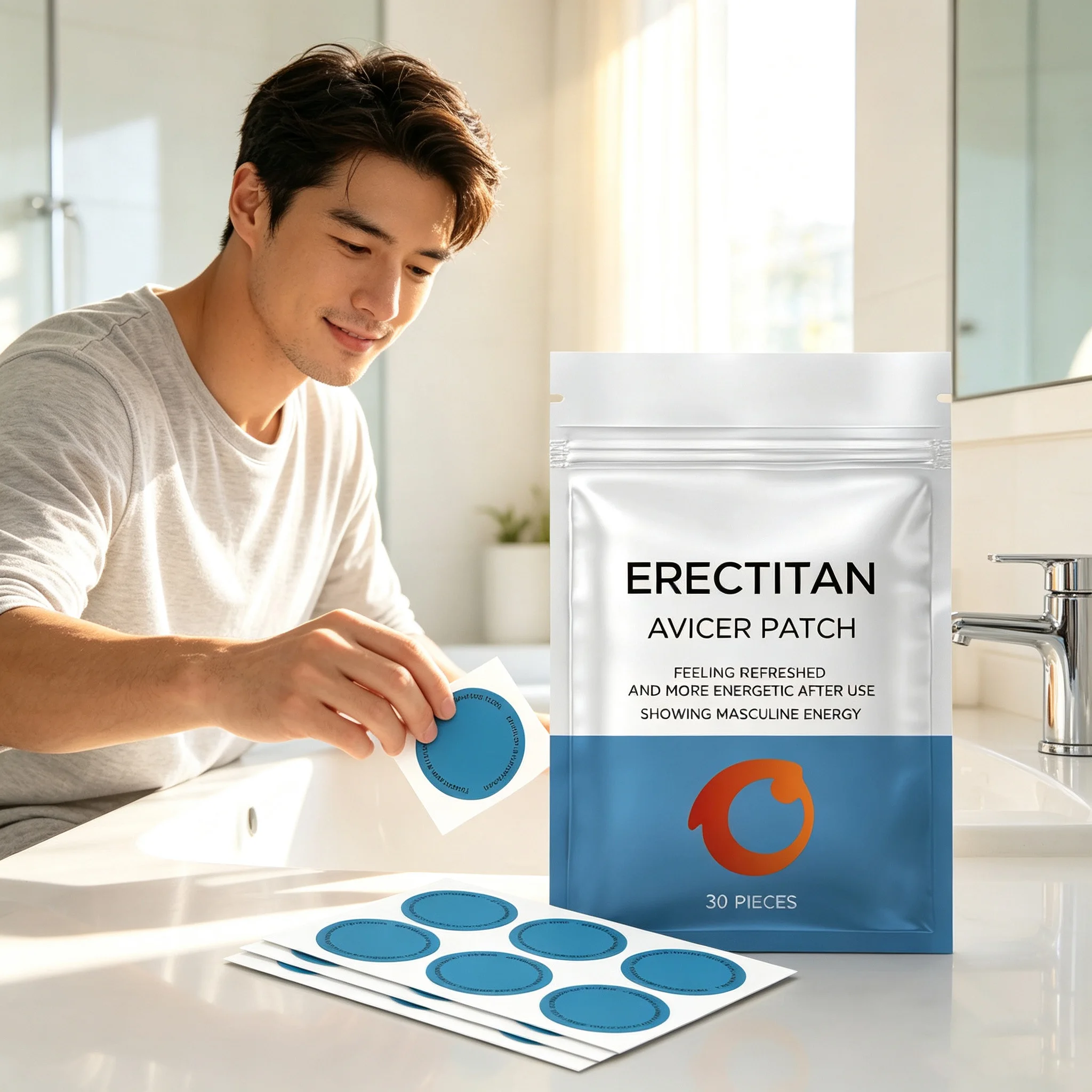 Men's Health Patch Increase Vitality Replenish Energy Soothe Body Tension Restore Body State Refresh Nursing Comprehensive Patch