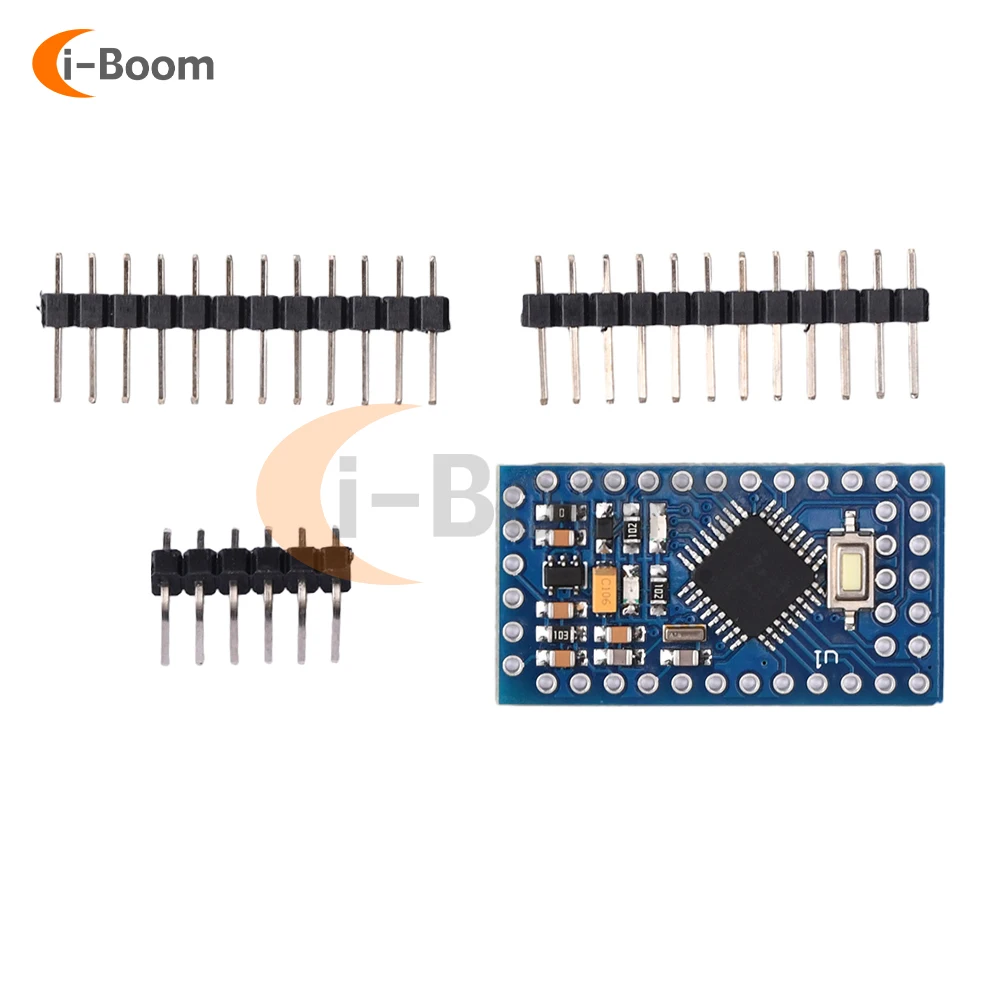 Development Boards Core Boards for Arduino Pro Mini Atmega168PAU 16MHz DC3.3V~12V Power Supply with Row Pin