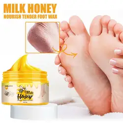 Milk honey foot mask Exfoliating remove dead skin callus Heels Anti Dry cracked peeling exfoliation moisturizing feet care cream