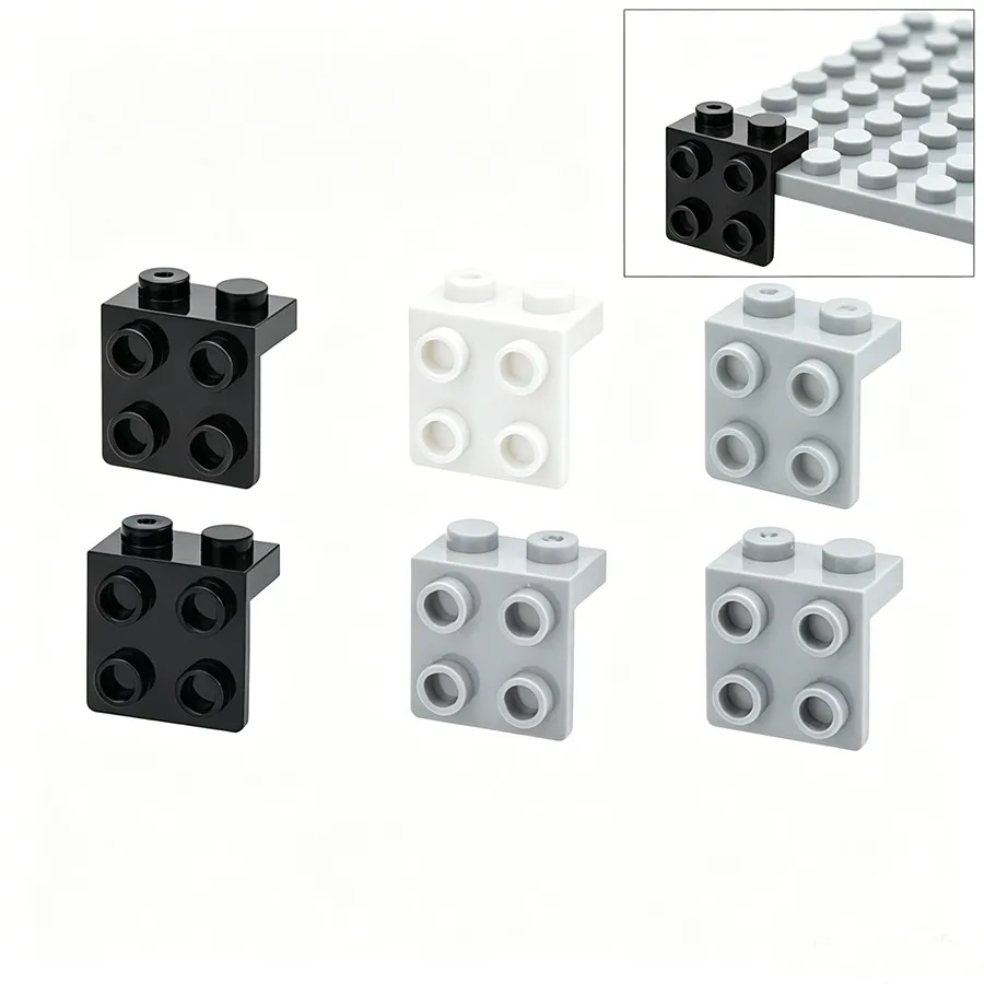 30 Stück DIY-Bausteine 1x2-2x2 Noppenhalterungen, Zubehör, kompatibel mit 21712 44728, pädagogisches kreatives Spielzeug für Kinder