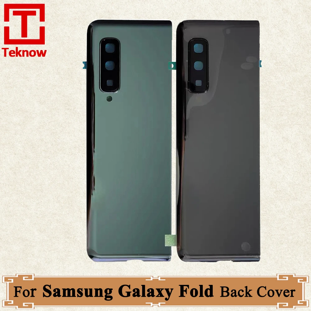 AAA+ quality Back Cover For Samsung Galaxy Fold Battery Cover For Samsung Galaxy Z Fold1 F900 Rear Case Housing Door Replace