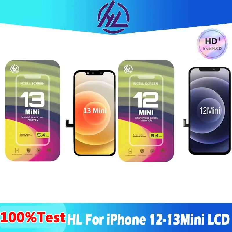 HL-incell HD+ iPhone LCD Screen For iPhone 12Mini LCD 13Mini LCD Display Touch With 3D Touch Screen Replacement Factory Display