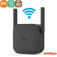 Xiaomi Mijia WiFi Amplifier Pro 2.4G 300Mbps Amplificador Repeater Signal Cover Extender Roteador Wireless Mi Router Repetidor