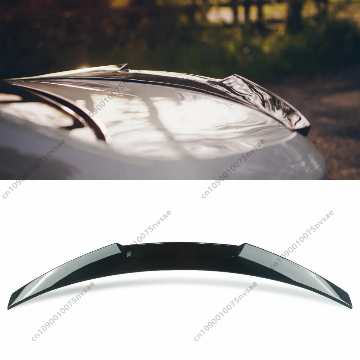 

M4 Style Rear Spoilers For BMW 2 Series F22 F23 F87 2014-2022 Glossy Black ABS Cover Body Kits Tuning Cap Roof Trim Tail Wings