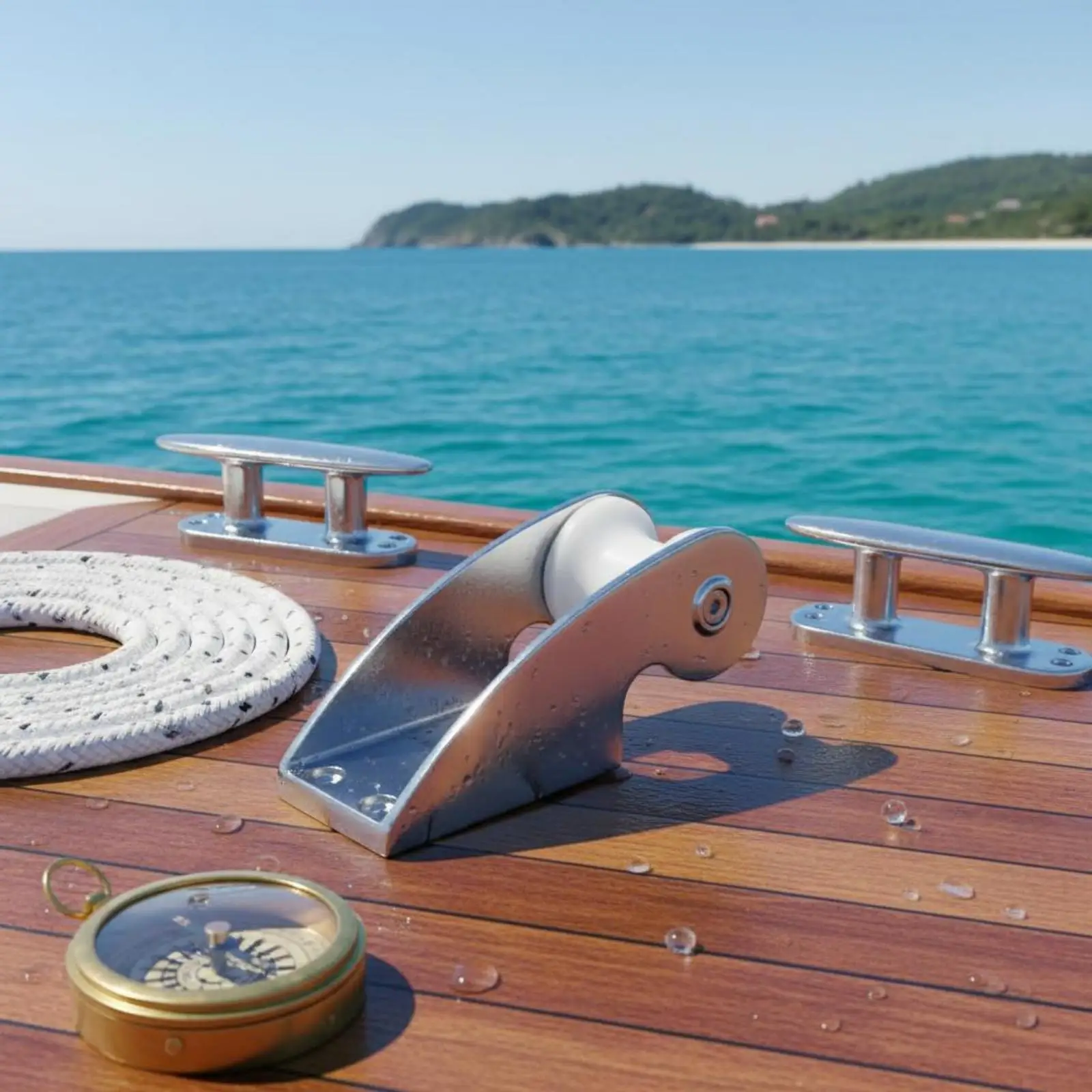 Bow Anchor Roller Bracket Cast Metal Stainless Steel Anchor Bracket Marine Hardware for Boat Owners