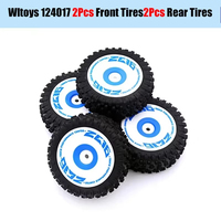 WLtoys 124017  1/12 RC Car Original Spare Parts Front Wheel+rear Wheel 2017 2018