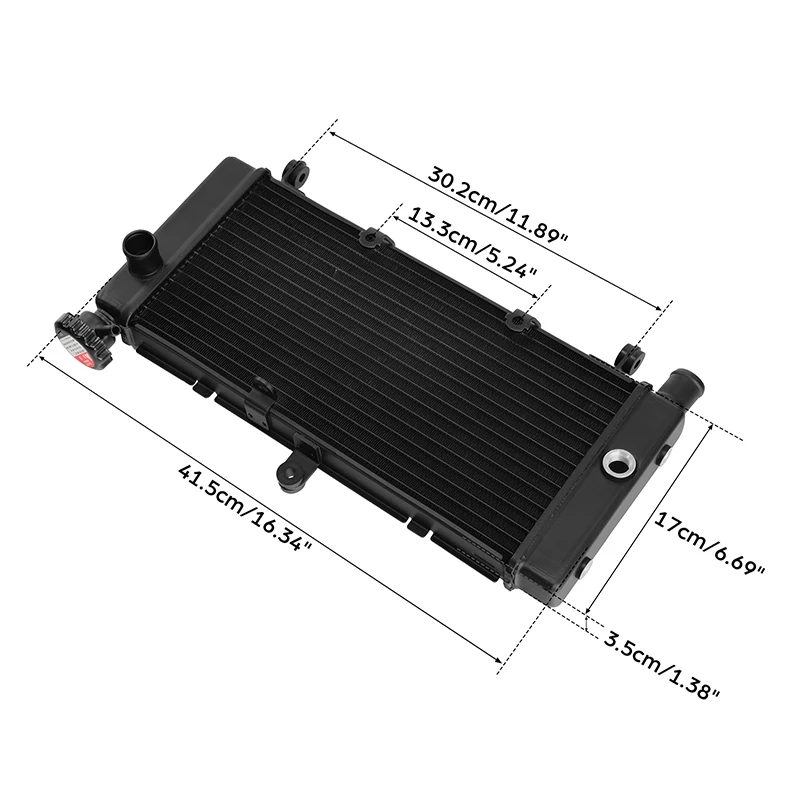 Motorcycle Aluminum Radiator Cooler System For Honda CB600F HORNET 600 1998-2006