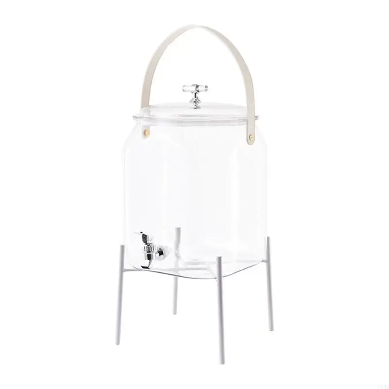 F19B Commercial Grade Drink Dispensing System Removable Lid Easy to Use Spigot Practical Handle for Catering Event