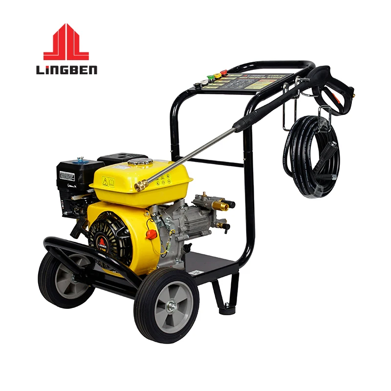 LINGBEN OEM Factory Cheap price AR Pump Wash Machine 3100PSI/213Bar Gasoline High Pressure Washer 170F 208cc Cleaner Water jet