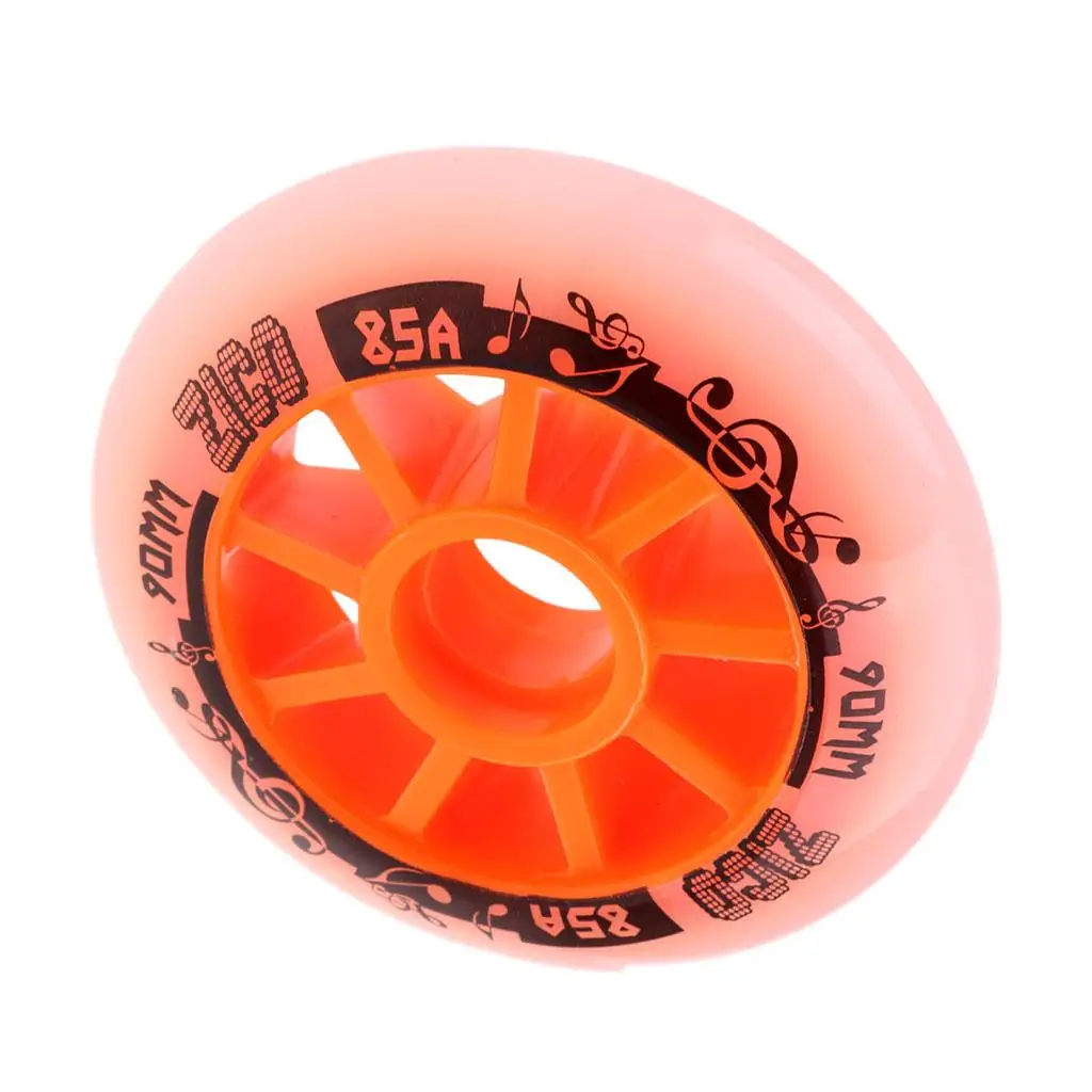 90 mm / 100 mm / 110 mm inline wheels for leisure skating made of PU