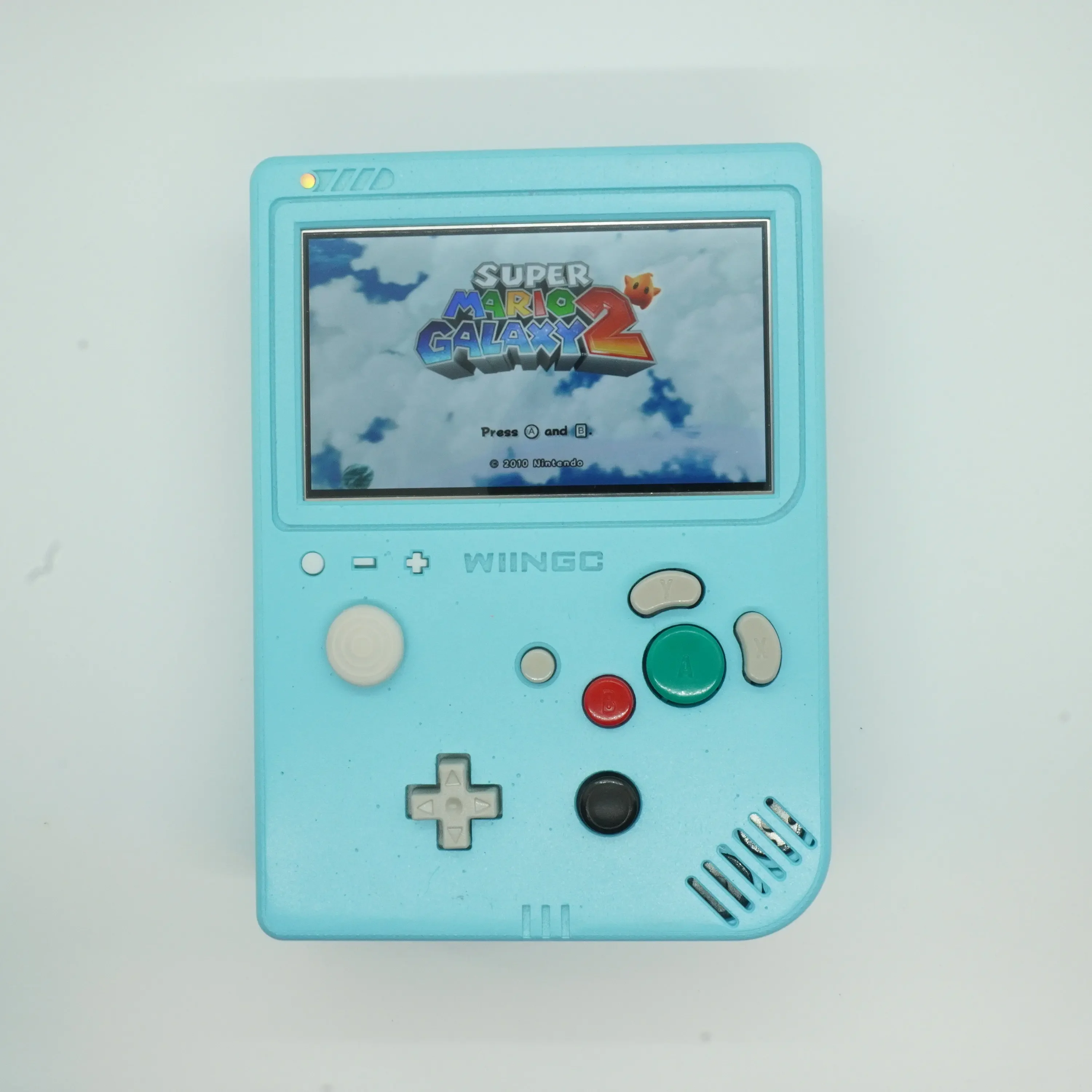 Original 4.3″ IPS LCD GAMEBOY with Double joystick WII & NGC 2 in 1 Portable Handheld console