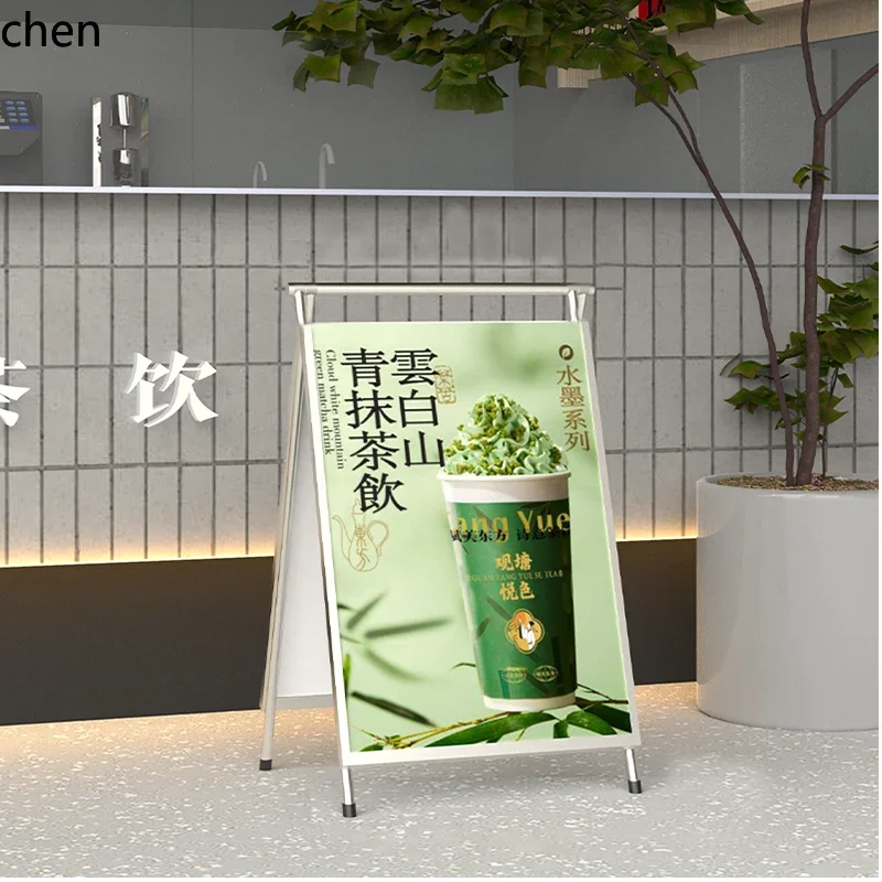 DSASimple Modern Outdoor Floor Standing Vertical Internet Celebrity Coffee Shop Homestay Sign