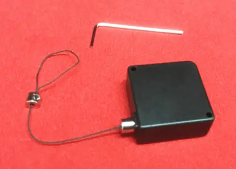 Bobina definitiva de nailon, alambre negro, 85cm, objeto de hilo, dispositivo que desaparece, truco de magia de escenario, accesorio de utilería para magos mágicos de primer plano