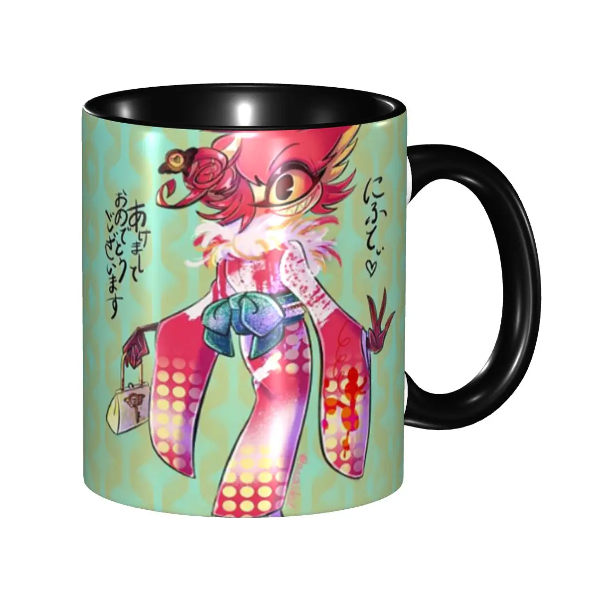 

Hazbins TV Show Animation Hotel Coffee Mug DIY Personalized Ceramic Mug Cup Creative Present