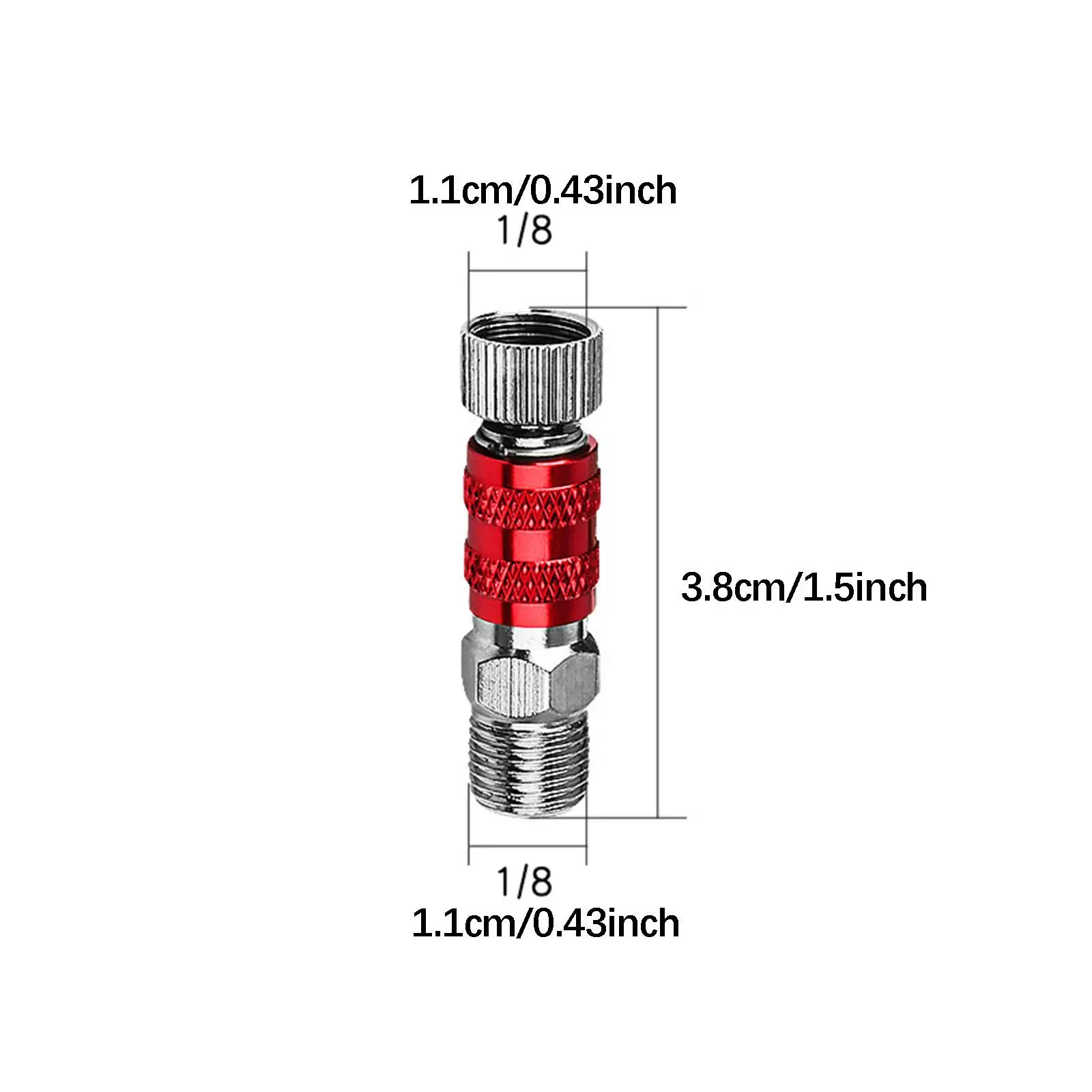 Airbrush Quick Connect Onderdelen Vervanging Hobby Metalen Airbrushing Benodigdheden voor Luchtcompressor Fittingen Koppeling Accessoires