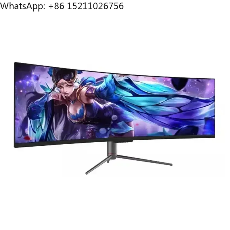 New Factory 4k Monitor 24 27 32 49 Inch Lcd Monitors Curved Borderless Professional 4k Gaming Monitors